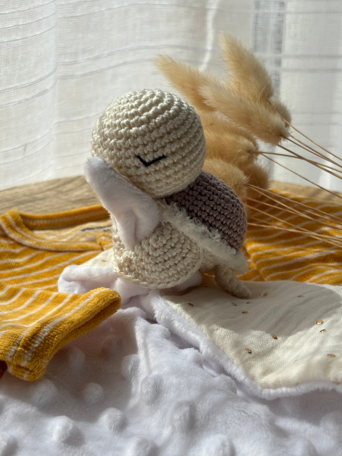 Doudou Tortue - Doudou personnalisé au crochet
