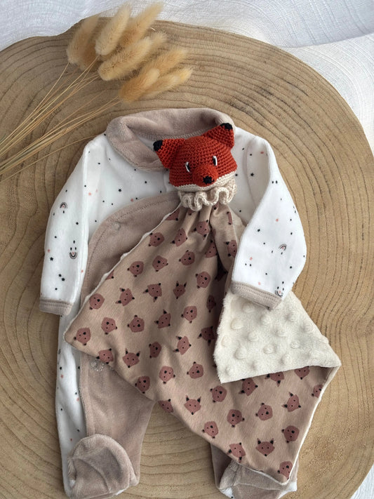 Doudou Renard - Doudou personnalisé au crochet Ma boutique
