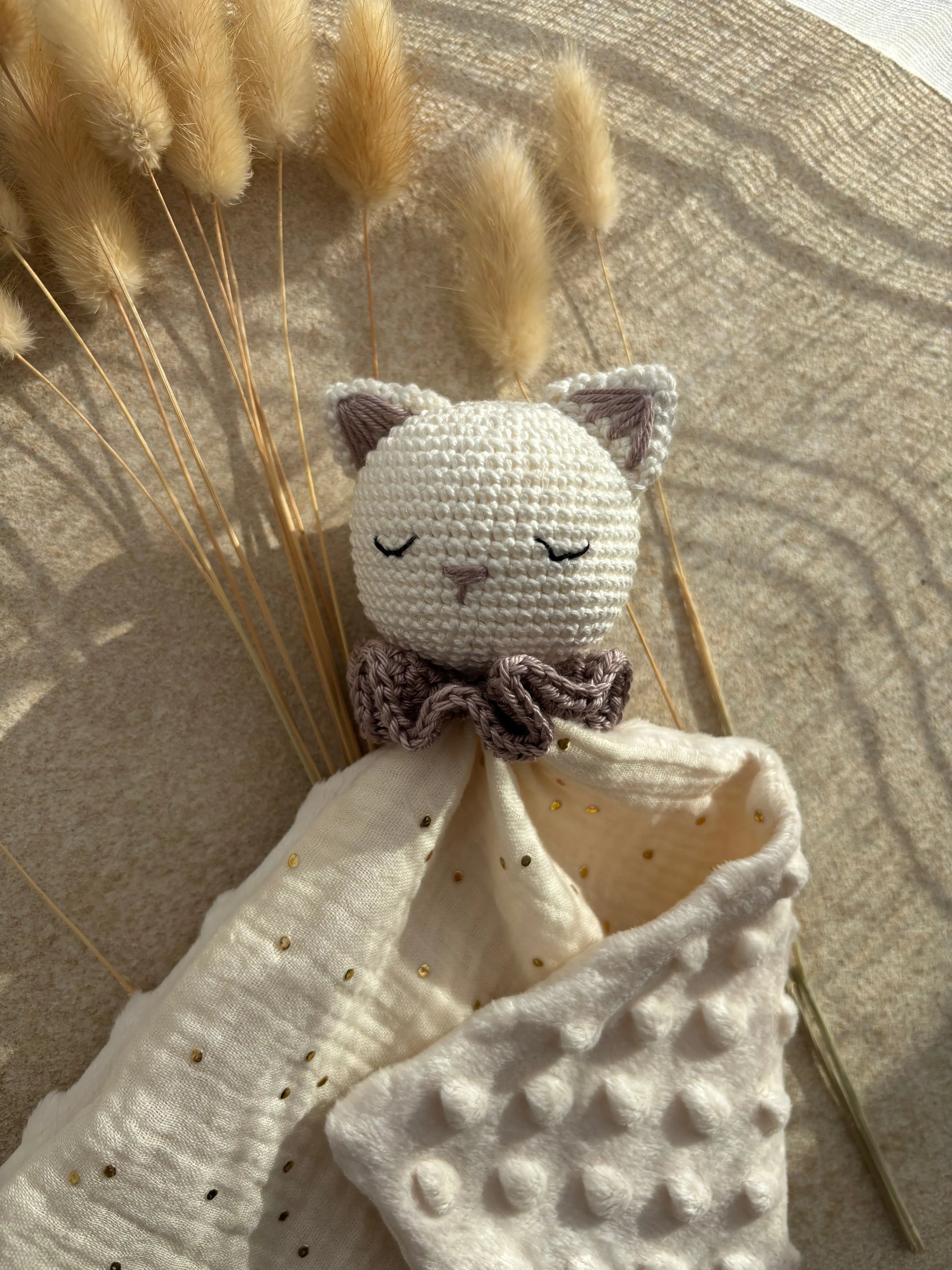 Doudou Chat - Doudou personnalisé au crochet Ma boutique