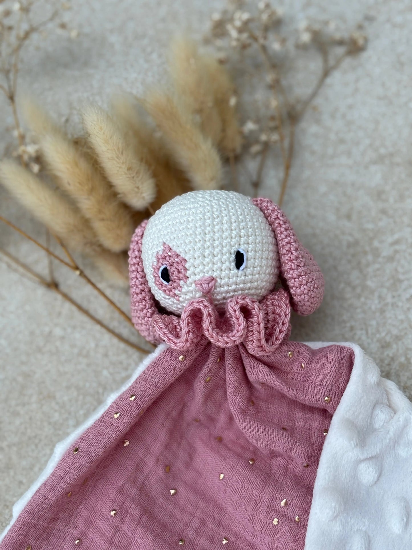 Doudou Chien - Doudou personnalisé au crochet BelleACrochet