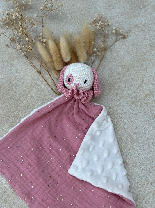 Doudou Chien - Doudou personnalisé au crochet BelleACrochet