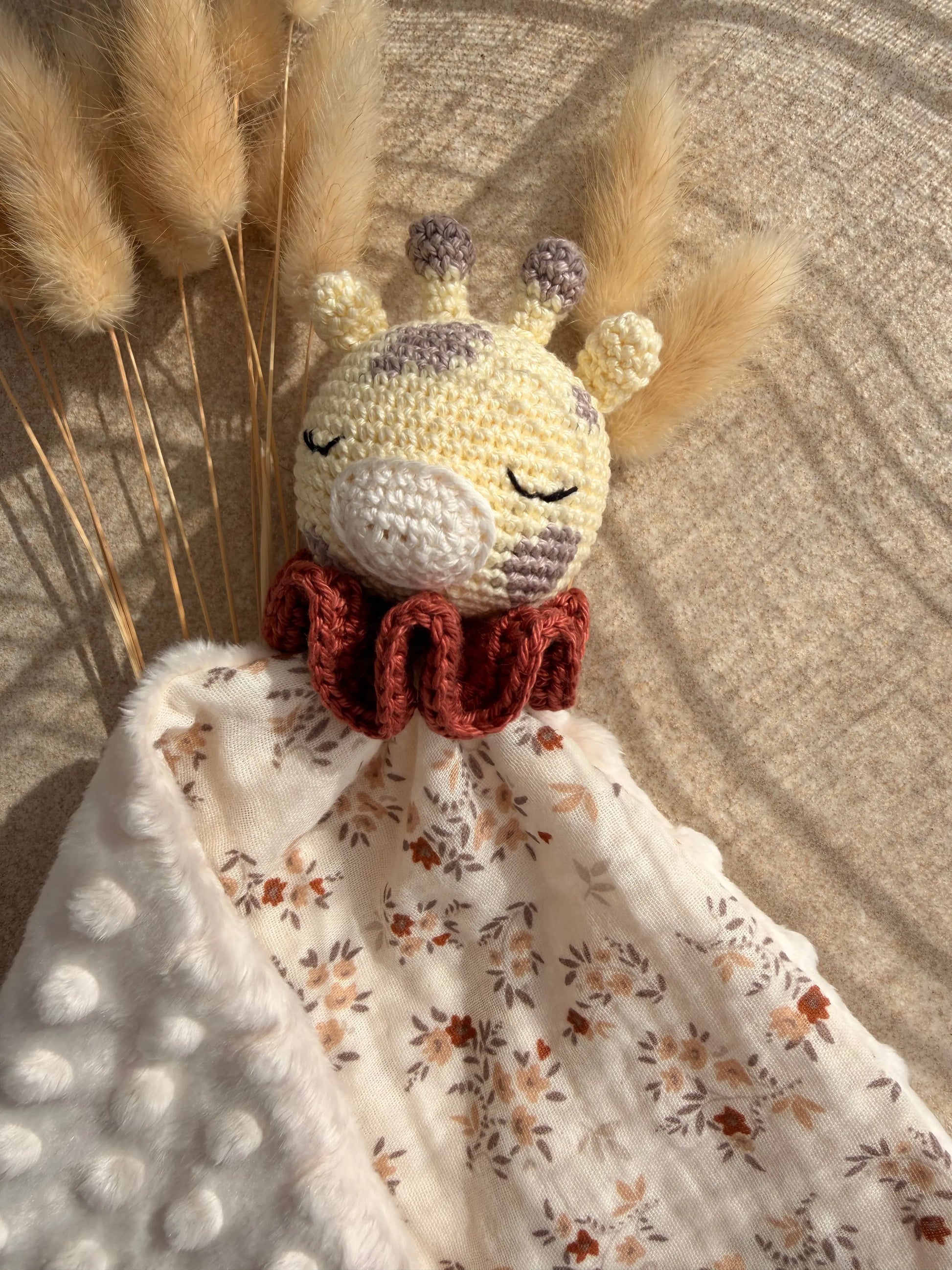 Doudou Girafe - Doudou personnalisé au crochet Ma boutique
