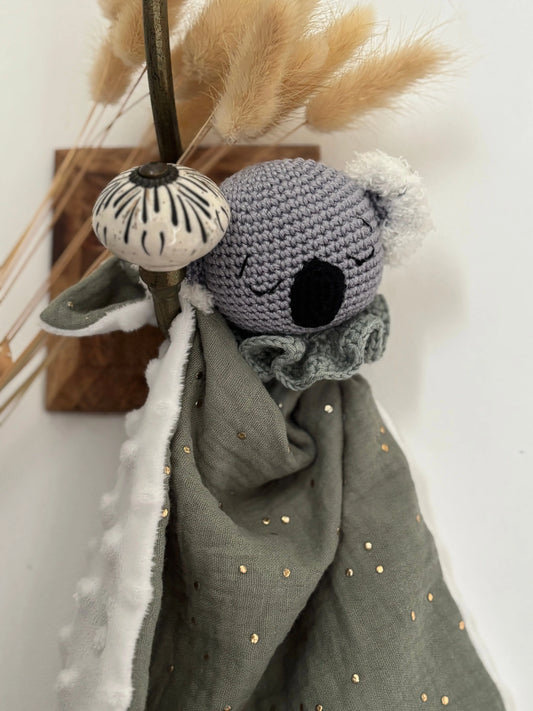 Doudou Koala - Doudou personnalisé au crochet Ma boutique
