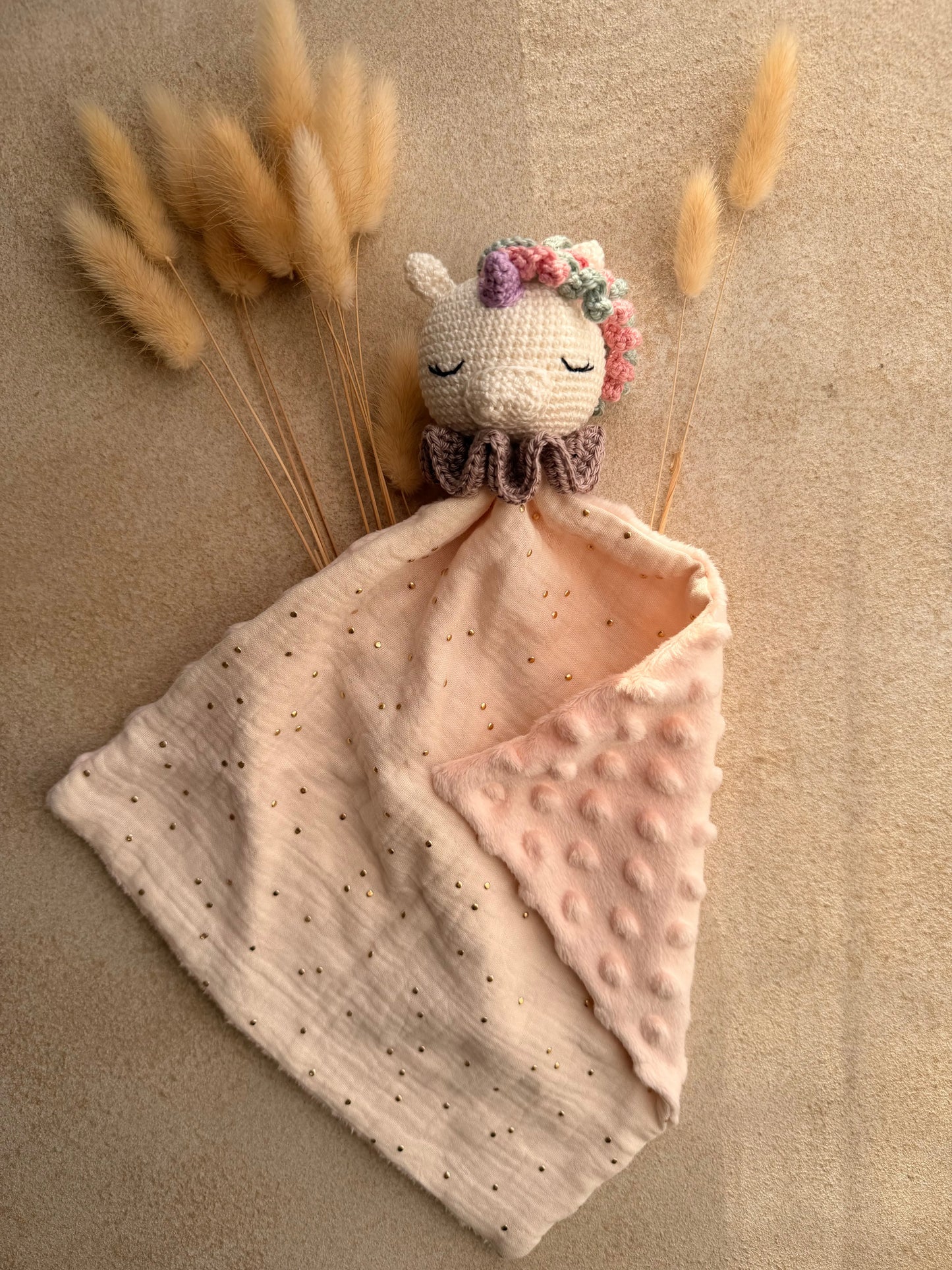 Doudou Licorne - Doudou personnalisé au crochet Ma boutique