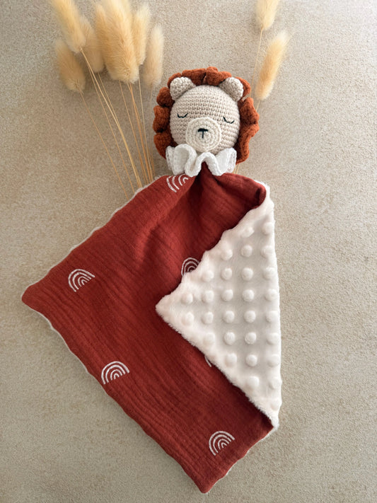 Doudou Lion - Doudou personnalisé au crochet Ma boutique