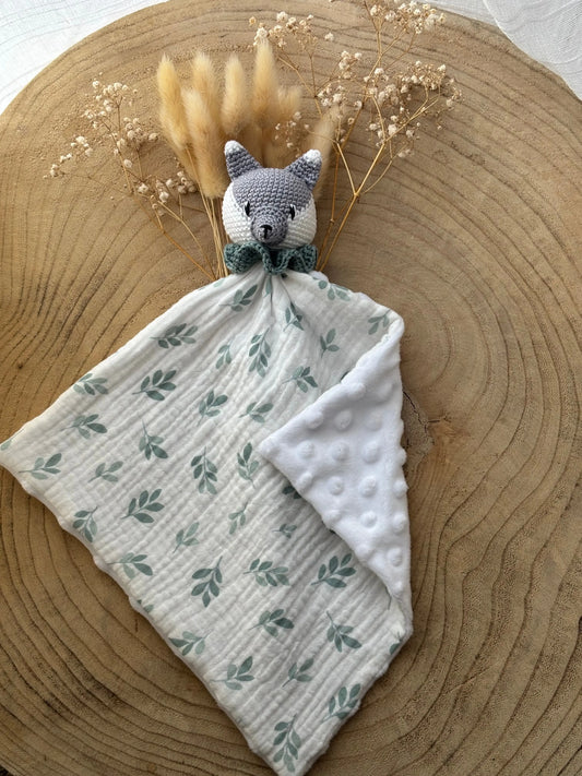 Doudou Loup - Doudou personnalisé au crochet Ma boutique