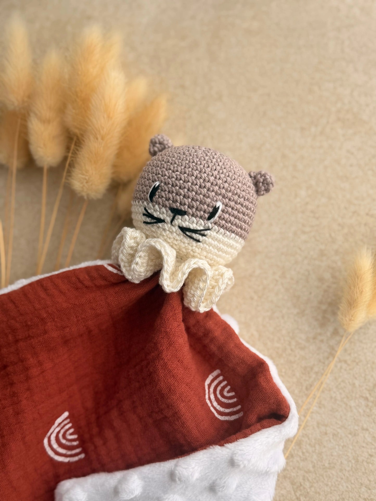 Doudou Loutre - Doudou personnalisé au crochet Ma boutique