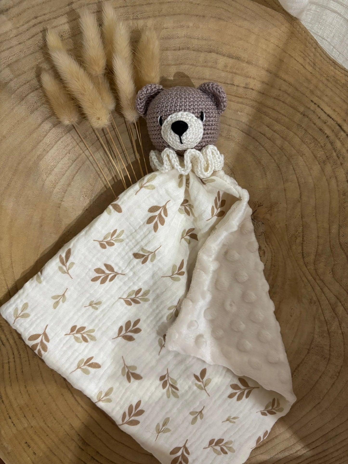 Doudou Ours - Doudou personnalisé au crochet Ma boutique
