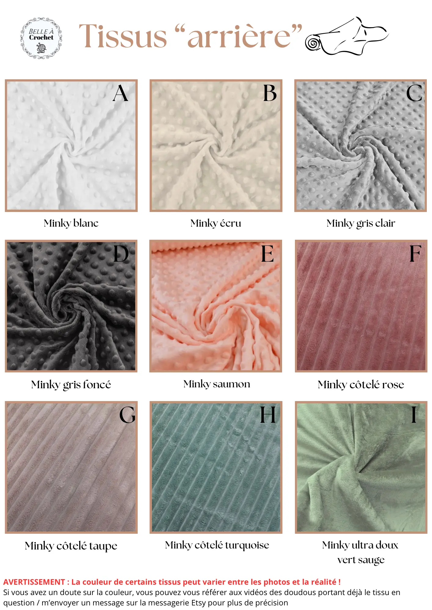 Doudou Renard - Doudou personnalisé au crochet Ma boutique